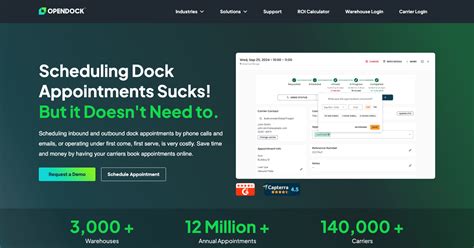 dock appointment scheduling software|opendock sign in.